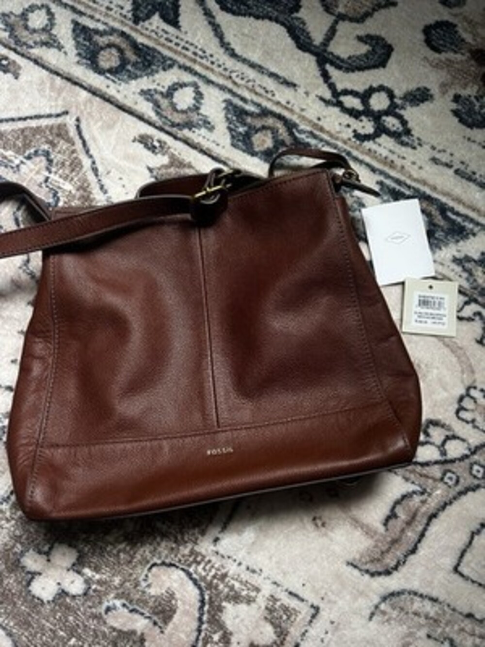 Fossil Elina Backpack Medium Brown Leather Convertible SHB2976210KH